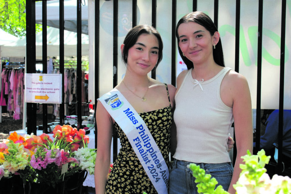Kiara and her sister Sasha, raising funds for various charities